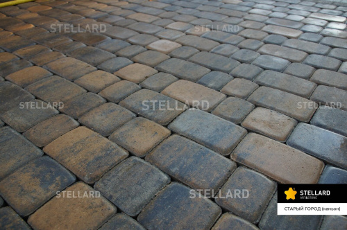 Тротуарная плитка Stellard Старый город Color mix Каньон 40