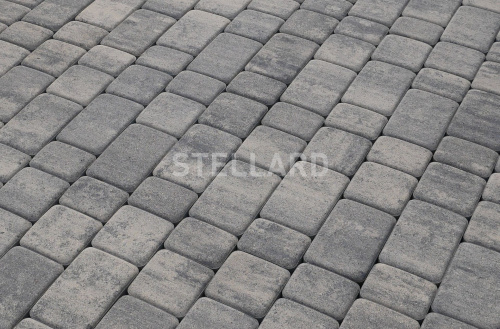 Тротуарная плитка Stellard Старый город Color mix Грей 40